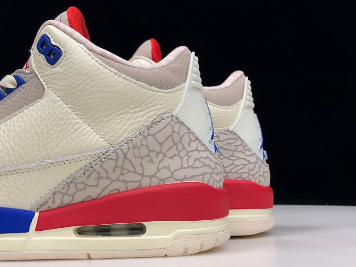 Air Jordan 3 Retro "CHARITY GAME" sail red mens 136064-140