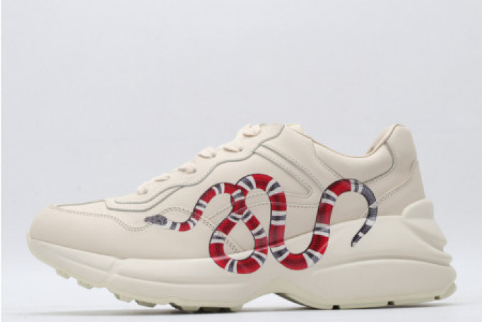 G*u*i rhyton leather sneaker