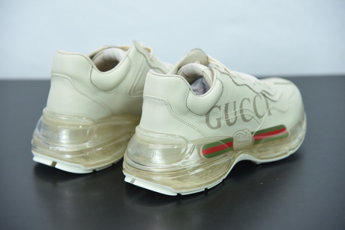 G*u*i logo rhyton vintage trainer sneaker 500877 drw00 9522