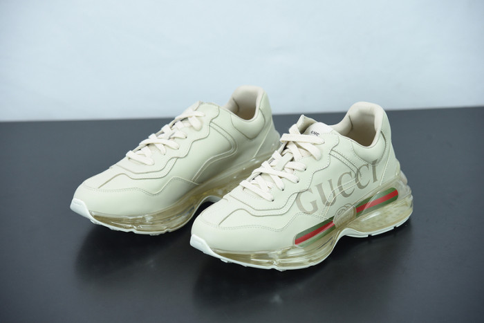 G*u*i logo rhyton vintage trainer sneaker 500877 drw00 9522