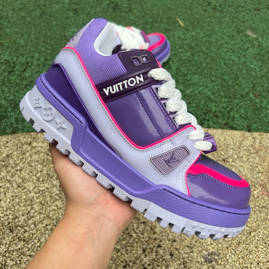 LV TRAINER MAXI Purple pink